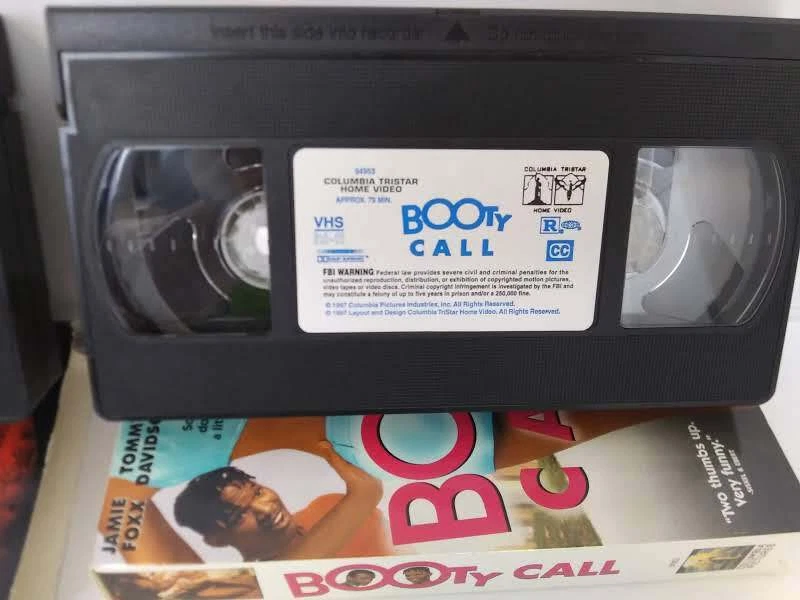 VHS Tape Movies Caught Up Booty Call Sunset Park Q Box Covers Set Of 4 IN STOCK - Image 4 of 4