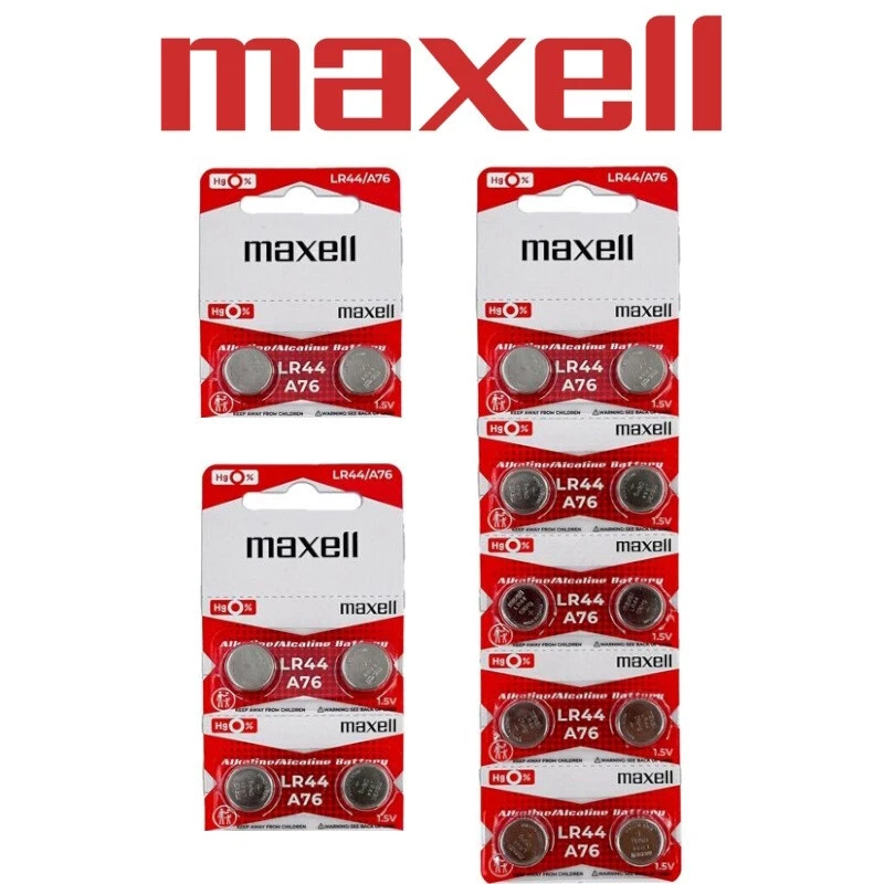 Pile MAXELL LR44 AG13 A76 V13GA Alkaline 1,5V