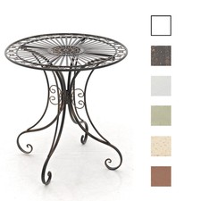 Provence Tisch Gartentisch Metalltisch Tisch Gartenmobel Metall Anthrazit Grau Ebay