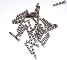 METRIC PHILLIPS FLAT HEAD MACHINE SCREW STAINLESS M2.5X10 MM 50 EA