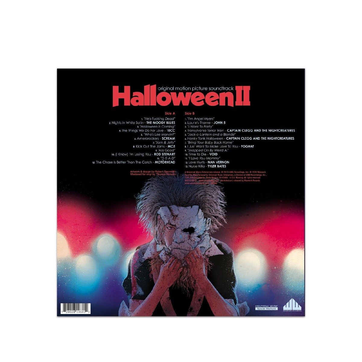Halloween II 2009 Soundtrack Swirl Color Vinyl Record Limited