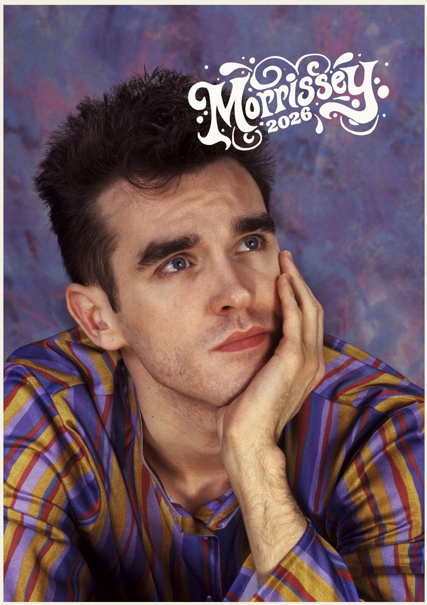 2026 Wall Calendar (12pg) MORRISSEY Vintage Music Magazine Poster