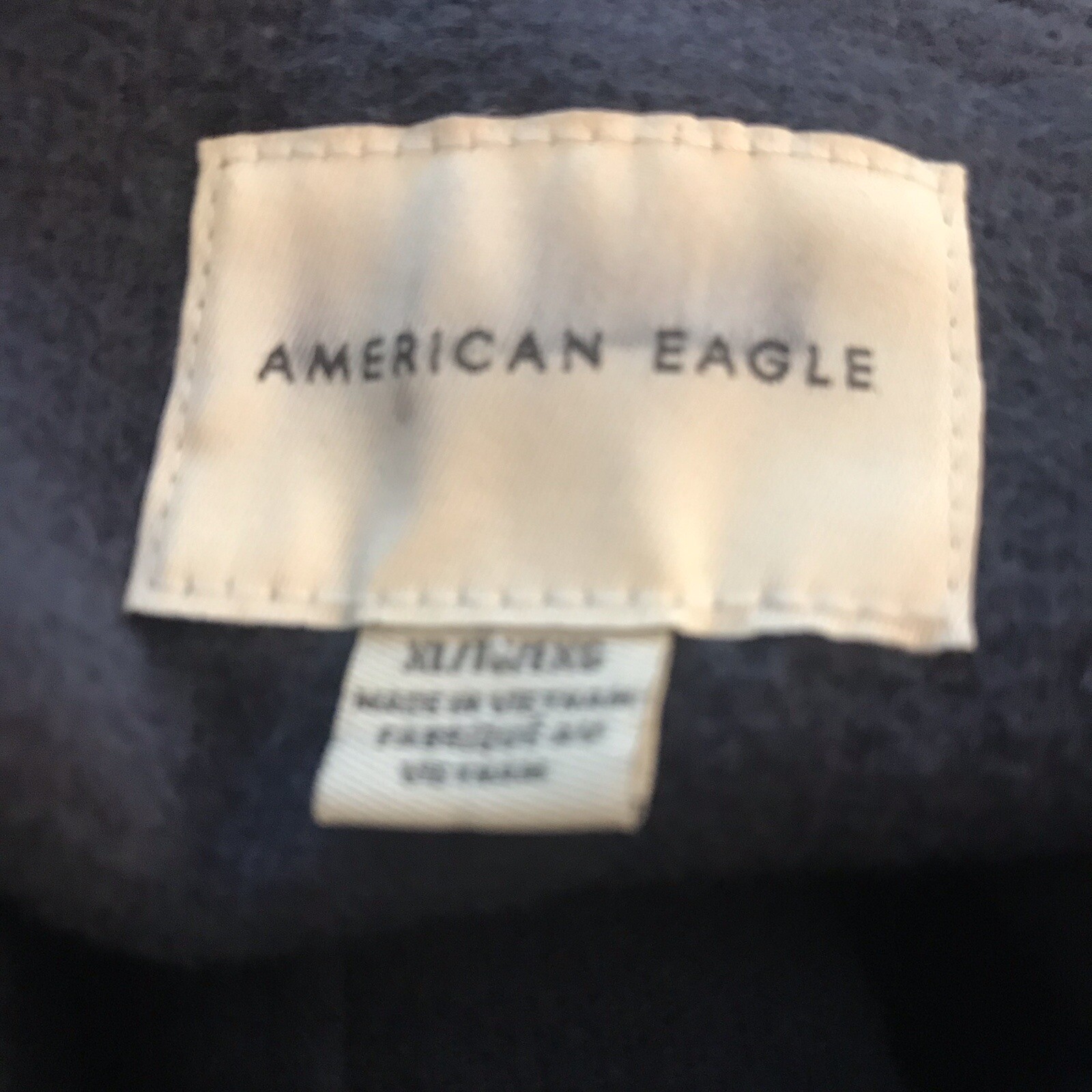American Eagle Solid Blue Long Sleeve Button Down… - image 4
