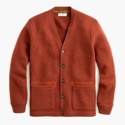 wallace & barnes western jacquard shawl cardigan