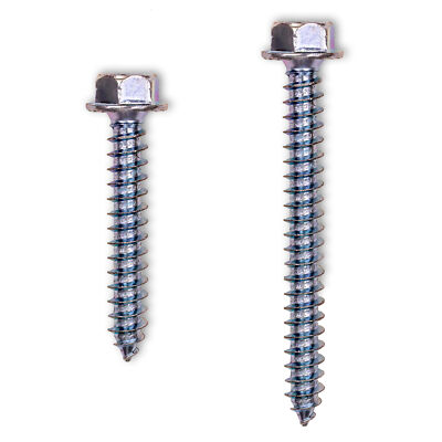 SatelliteSale General Purpose 5/16'' O.D. Hex Head Lag Screws Zinc Plated