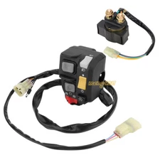 Handlebar Switch & Starter Relay for Honda Foreman 450 TRX450FE TRX450ES 1998-04