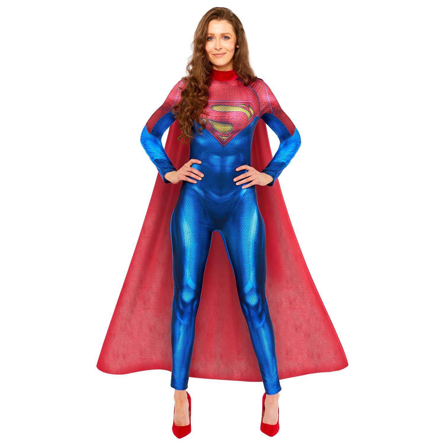 Mono De Supergirl: Disfraz Elegante De DC Comics - Talla De Adulto 14-16