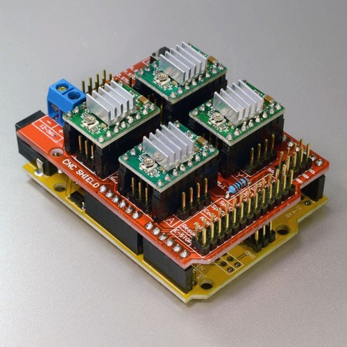 CNC V3 Shield for Mill Router Engraver + 4x A4988 + UNO R3 Arduino Compatible - Picture 3 of 6