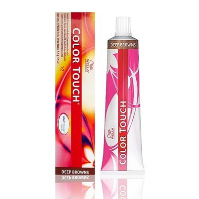 Wella Color Touch Deep Browns 6/75 Dark Blonde / Brown Red - Violet 2oz 60ml