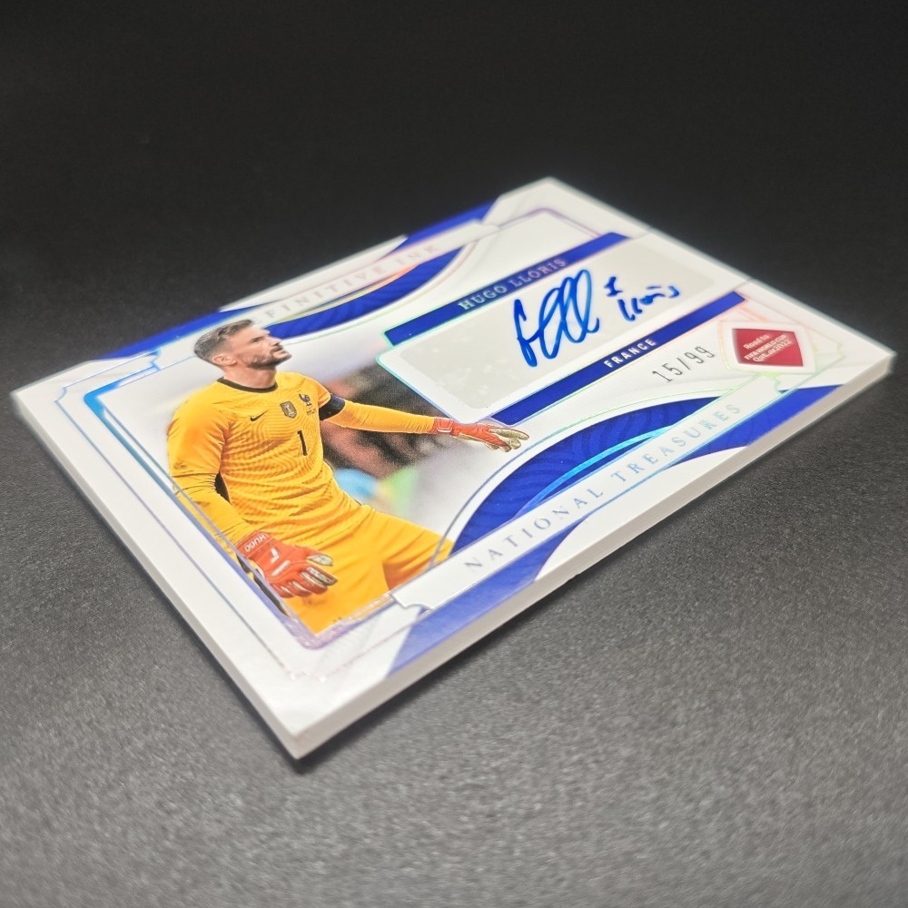 Hugo Lloris 2022 Panini National Treasures Auto /99 DI-HL France Tottenham view 13
