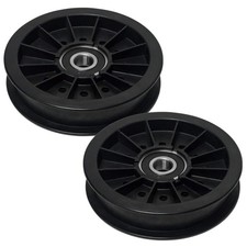 2PK Flat Idler Pulley for Exmark Lazer Z AS AC S X E Series Z-Master 109-8076