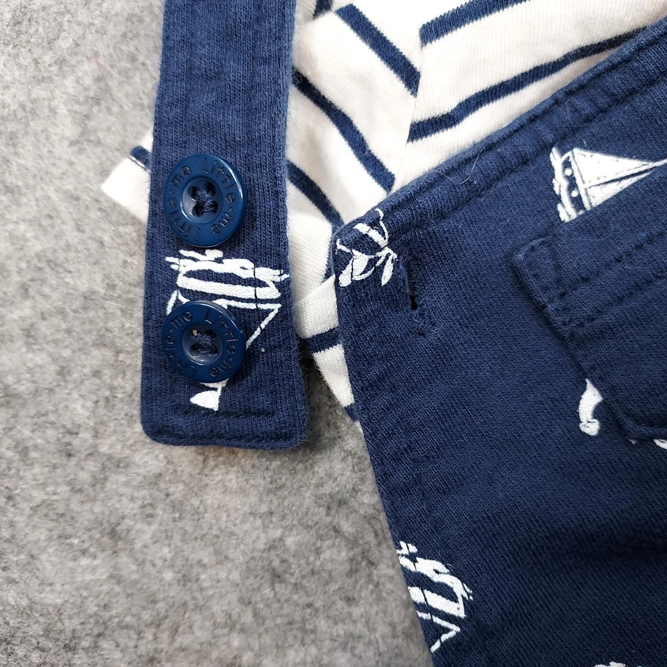 Mono Little Me Traje Niños 3 Meses Náutico Marinero Velero Vacaciones Playa Foto 4 de 4