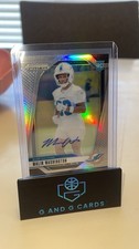 MALIK WASHINGTON 2024 PRIZM #371 ROOKIE SILVER PRIZM AUTO RC SSP DOLPHINS CLEAN