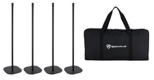 Rockville SABER STAND X4 BLACK Stands for Rock Saber Lights Travel Bag 4 PACK 