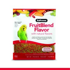 ZuPreem FruitBlend Bird Pellets, Daily 2 Pound Pack of 1 , Multicolor