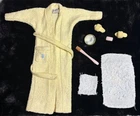 Vintage 1960s Barbie Singing in the Shower #988 Yellow Robe & Accessories