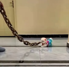 70 Inch Fake Metal Chain Prop Lightweight Foam Decorative Chain