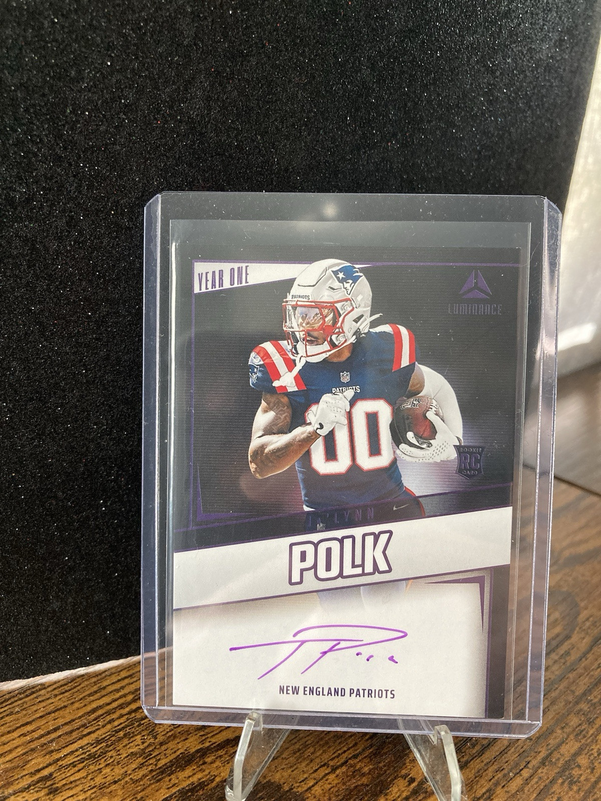 2024 Panini Luminance Ja Lynn Polk Year One Sign RPS Purple Auto RC #YOS-JPK