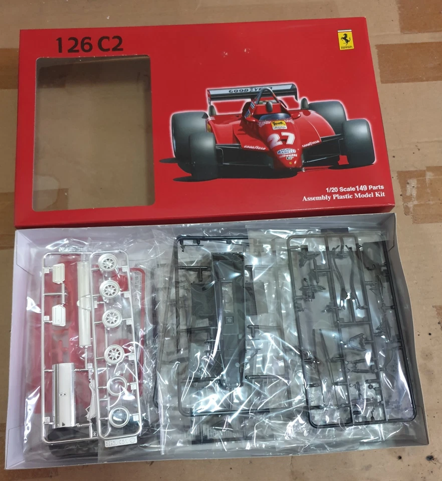 Fujimi  1/20 Ferrari 126 C2    - raro -  NUOVO - Immagine 3 di 3