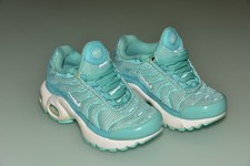 Nike Air Max Plus Toddler Sneakers Teal White Athletic Shoes Size 11