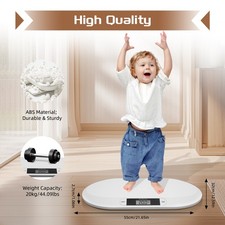 44 Pound/20kg Baby Scale w/ 3 Weighing Modes Smart Electronic Weigh Digital