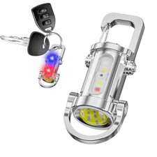 LED Keychain Light Bright Flashlight Keyring Camping Waterproof Pocket Torch