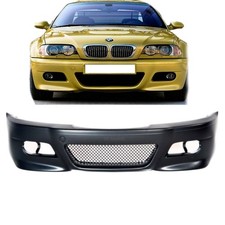 Coupe Cabrio Front Stoßstange Vorne passt für BMW E46 99-03 + ABS GITTER für M3