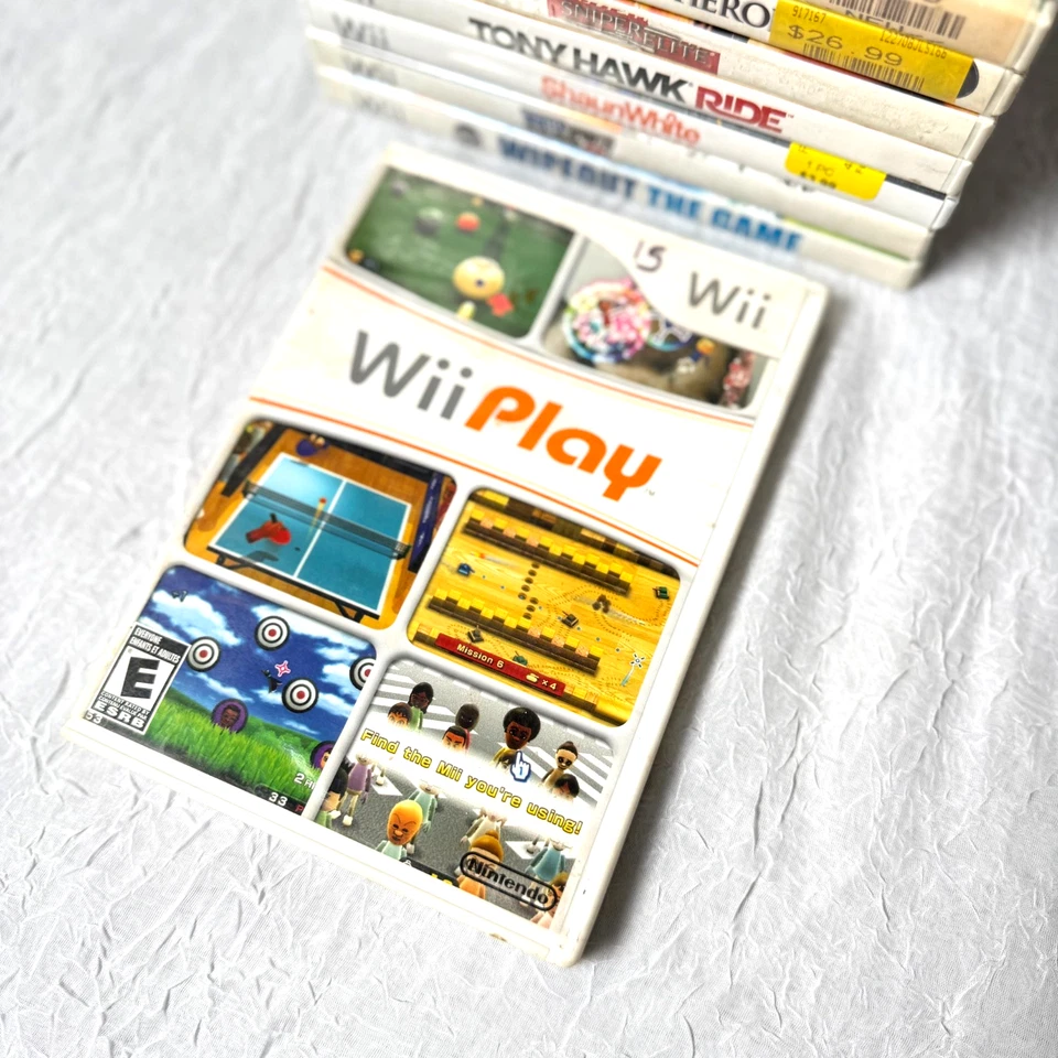 Смешанный игровой лот из 15 мурашек по коже Nintendo Wi Horrorland Tony Hawk Wipeout в коробке + - Изображение 2 из 4