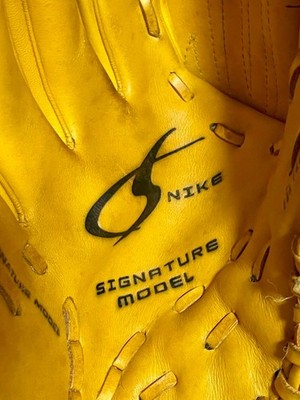 NIKE Signature Model Soft Baseball Glove Matsuzaka Yellow Junior