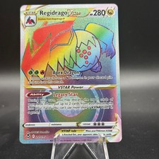 Regidrago VSTAR 201/195 Rainbow Rare Silver Tempest Pokemon Holo Near Mint on eBay