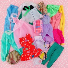 Vintage + Modern Barbie / Sindy Fashion Doll Clothes Bundle Dresses TLC Lot