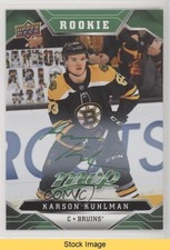 2019-20 Upper Deck MVP High Series Rookies Green Script Karson Kuhlman READ 6xl