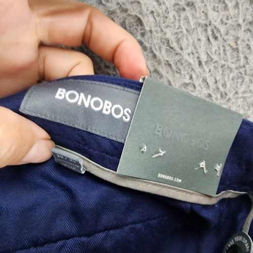 Pantalone Bonobos uomo 30x34 lunedì blu medievale cotone gamba dritta pantaloni *nuovo con etichette* - Foto 11 di 17