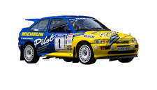 1:10 RC Clear Body Shell -Ford Escort Cosworth with Michelin Pilot livery
