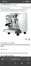 Nuova Simonelli Espresso Musica Espresso Machine - Silver