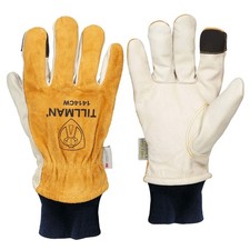 Tillman 1414CW Top Grain/Split Cowhide Back Winter Drivers Gloves, Small