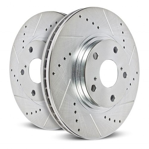 Power Stop Brake Rotor For Audi Q5 2009 2010 2011 | Front | Pair - Picture 7 of 8