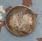 Error Coin Double 1 dollar 1795-1796 Silver Plated