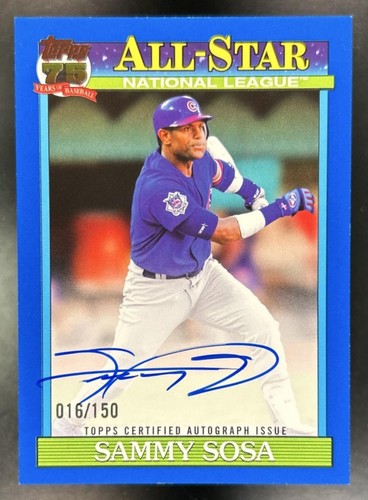 2026 Topps Series 1 Sammy Sosa Red Foil (RAW)