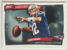 Tom Brady 2010 Topps Peak Performance #PP7 New England Patriots ESE QTY