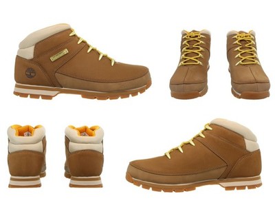 Timberland Men's EURO SPRINT MID Brown Hiking Boots Multiple Size NIB