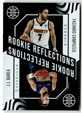 2020-21 Panini Illusions NBA N° 8 Facundo Campazzo J.J. Barea Rookies Réflexions