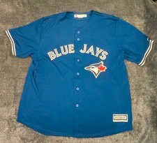 Majestic MLB Sewn Cool Base Toronto Blue Jays Baseball Jersey Men's Sz-XXL