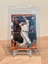 Kyle Stowers 2019 Bowman Draft Orange /25 1st Bowman RC SSP