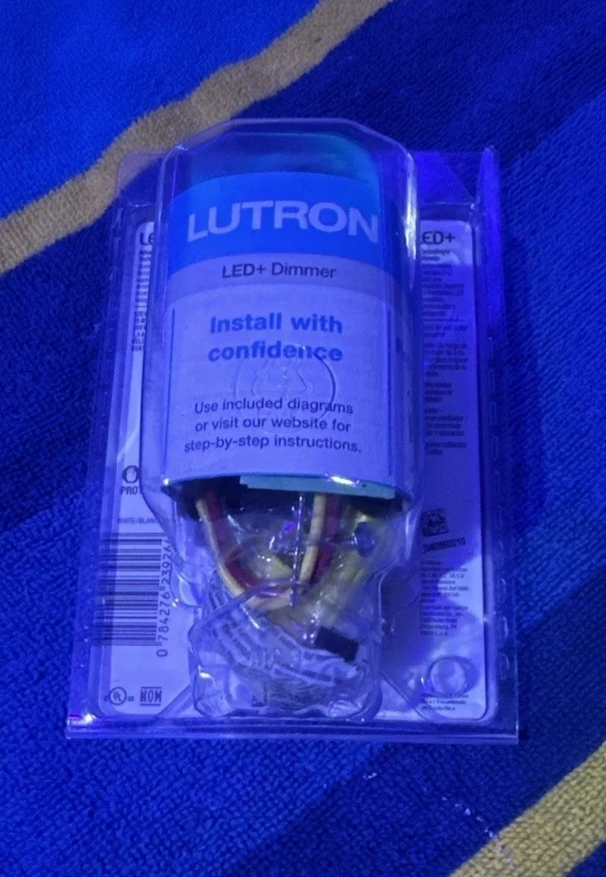 Control de ventilador y atenuador Lutron Maestro para LED regulables MACL-LFQH-WH nuevo Foto 2 de 4