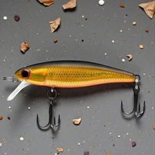 Dynamic Lures, HD TROUT (GOLD/ORANGE) Fishing Lure
