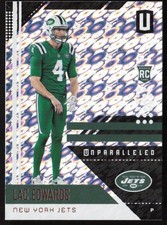2018 Panini Unparalleled Flight Lac Edwards #149 Rookie New York Jets