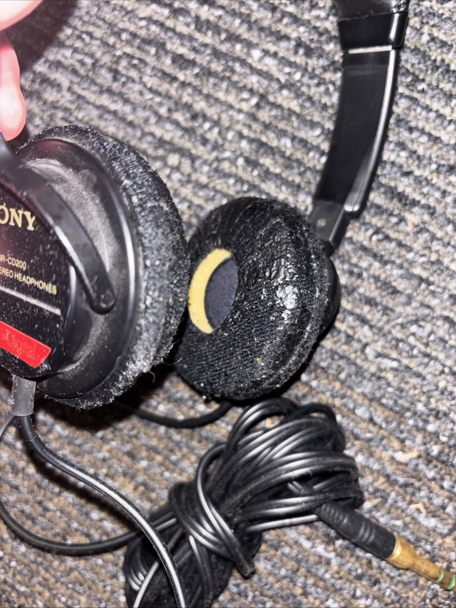 希少　日本製　SONY MDR-CD200有線ヘッドホン Sony MDR-CD200 Studio Monitor Stereo Headphones Made in Japan