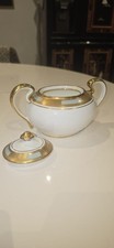 Ansley China Empress White Lidded Sugar Box / Sucriere - Unused