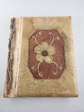 Photo Album Hawaiian Islands Flower Leaves Twigs Handmade Vintage
